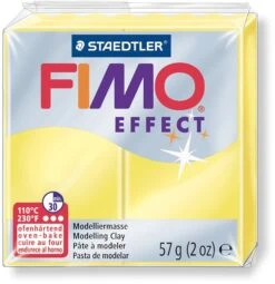 Fimo Effect Modelliermasse 57g Transparent Gelb - 104