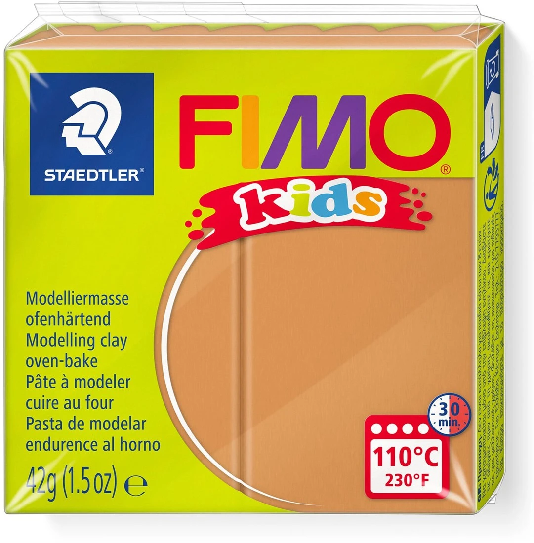 Fimo Kids Modelliermasse 42g Hellbraun - 71 3 Fimo Kids Modelliermasse 42g Hellbraun - 71