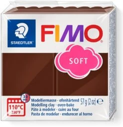 Fimo Soft Modelliermasse 57g Schokolade - 75