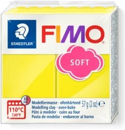 Fimo Soft Modelliermasse 57g Zitronengelb - 10