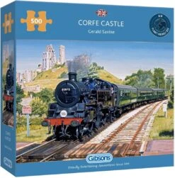 Gibsons Puzzle Corfe Castle Crossing - 500 Teile
