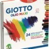 Giotto 2931 00 - Olio Öl-Pastellkreiden, 11 Mm, Pappetui, 24 Farben Sortiert -Djeco Geschaft giotto 2931 00 olio oel pastellkreiden 11 mm pappetui 24 farben sortiert