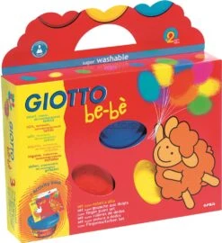 Giotto 4607 00 Be-bè Fingermalfarbe, Farbig Sortiert