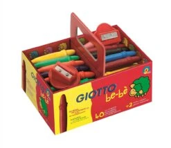 GIOTTO Be-bè 4627 00 - Schoolpack, Wachsmalstift, Farbig Sortiert