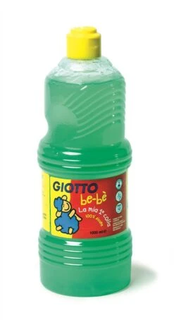 GIOTTO Be-bè F466300: Flüssigkleber 1000 Ml - Für Kinder Ab 2 Jahren - Frei Von Lösungsmitteln - Auswaschbar