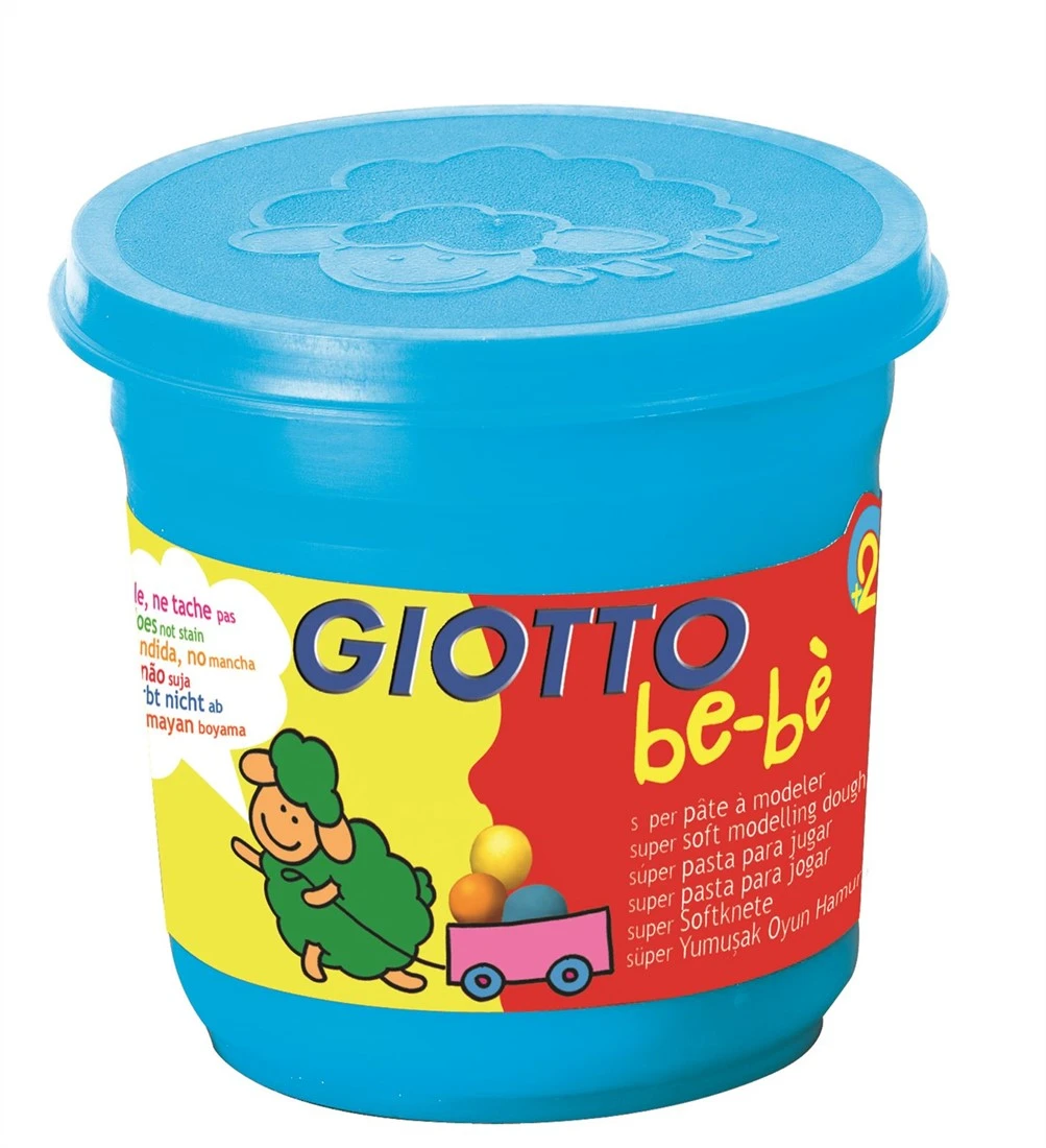 Giotto Be-Bè Weicher Ton 220 Gramm - Cyan 3 Giotto Be-Bè Weicher Ton 220 Gramm - Cyan