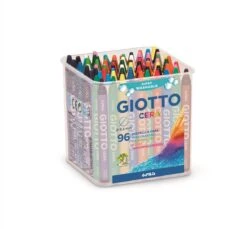 Giotto Cera Wachsmalstift Dose, 96-er Set, Farbig