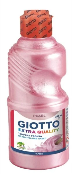 GIOTTO Extra Quality, Malfertige PEARL Temperafarbe Höchster Qualität, 250 Ml - Magenta