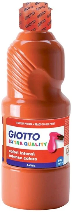 GIOTTO Extra Quality, Malfertige Temperafarbe Höchster Qualität, 500 Ml - Scharlachrot