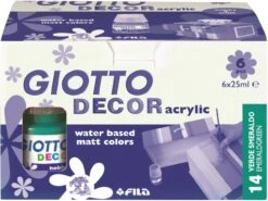 Giotto Giotto Dekor-Acryl - Topf 25 Ml 7 Giotto Giotto Dekor-Acryl - Topf 25 Ml -Djeco Geschaft giotto giotto dekor acryl topf 25 ml 3