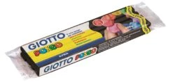 Giotto Pongo Knetmasse Schwarz - 450g