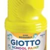 Giotto Schoolpaint, Malfertige Temperafarbe, 1000 Ml - Primär Gelb -Djeco Geschaft giotto schoolpaint malfertige temperafarbe 1000 ml primaer gelb