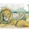 Goki Mini-Puzzle Wildtiere, 16,5 X 12 Cm -Djeco Geschaft goki mini puzzle wildtiere 16 5 x 12 cm