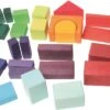Grimm's - 30 Bunte Geo-Klötze 1 Grimm's - 30 Bunte Geo-Klötze -Djeco Geschaft grimm apos s 30 bunte geo kloetze