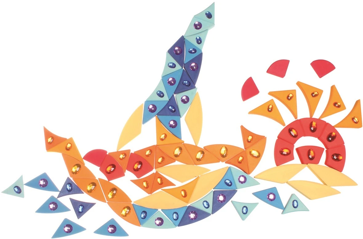 Grimm's - Glitzermandala Sonne 4 Grimm's - Glitzermandala Sonne – Bild 2