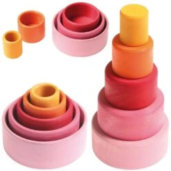 Grimm's - Schälchenset Lollipop -Djeco Geschaft grimm apos s schaelchenset lollipop 3