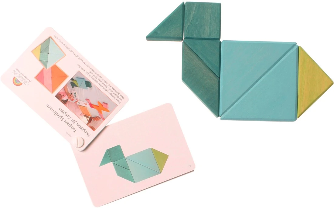 Grimm's - Tangram Türkis 5 Grimm's - Tangram Türkis – Bild 3