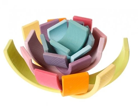 Grimm's Großer Regenbogen Aus Holz Pastell - 12-teilig 5 Grimm's Großer Regenbogen Aus Holz Pastell - 12-teilig – Bild 3