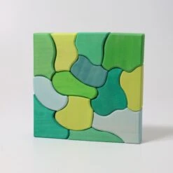 Grimms Holzbaukasten 4 Naturelemente - 61 Bausteine -Djeco Geschaft grimm s houten bouwset 4 natuurelementen 61 blokken