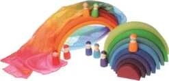 Grimm's - Verzauberte Spiel-Seide Regenbogen 8 Grimm's - Verzauberte Spiel-Seide Regenbogen -Djeco Geschaft grimm s verzauberte spiel seide regenbogen 3