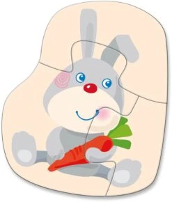 HABA 306183 - 4 Erste Puzzles – Tierkinder, Puzzle Ab 2 Jahren -Djeco Geschaft haba 306183 4 erste puzzles tierkinder puzzle ab 2 jahren 3