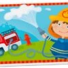 HABA Brettchen Feuerwehr -Djeco Geschaft haba brettchen feuerwehr