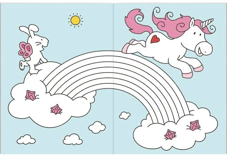 Haba Einhorn Glitzerglück – Malbuch 4 Haba Einhorn Glitzerglück – Malbuch – Bild 2