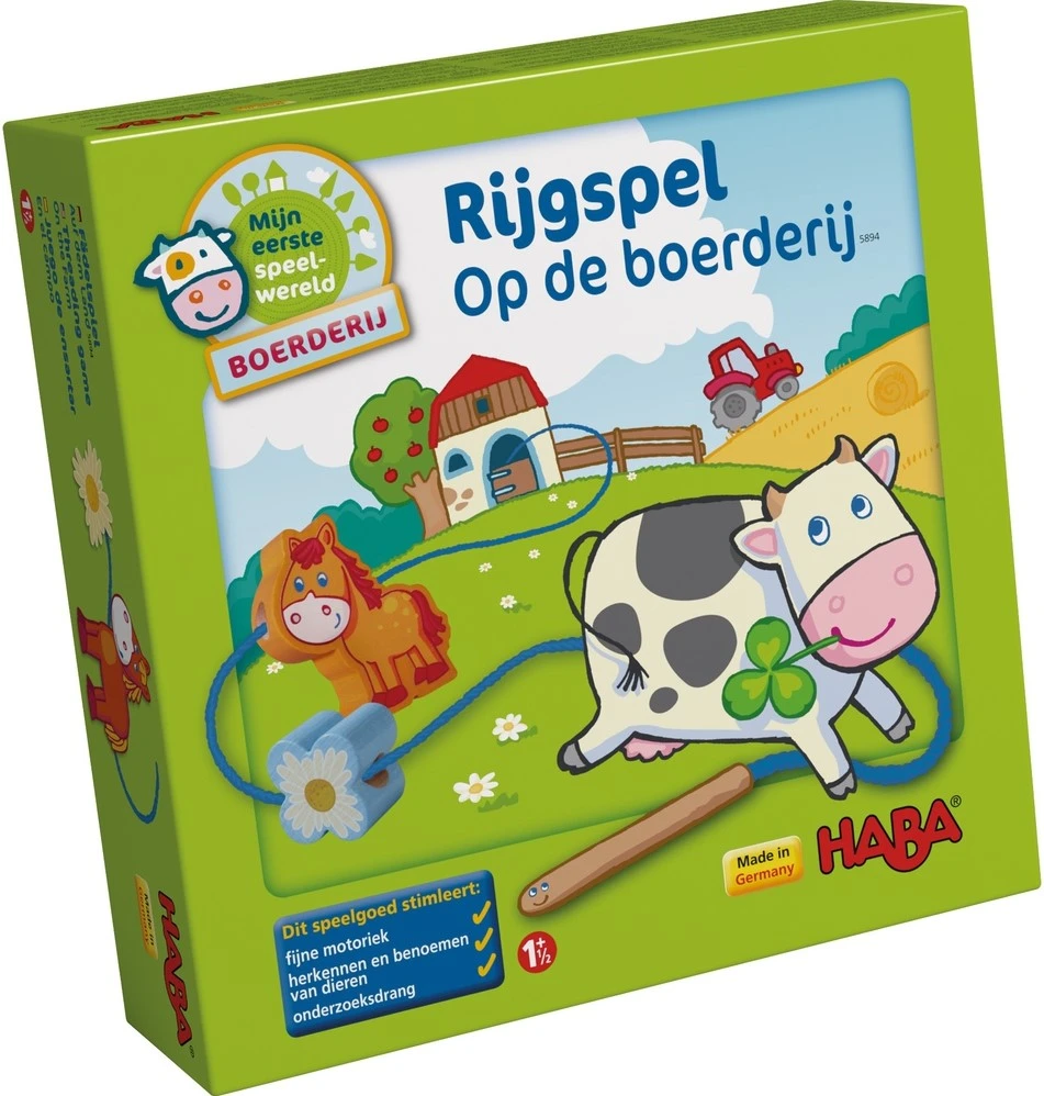 HABA Fädelspiel Auf Dem Land 3 HABA Fädelspiel Auf Dem Land
