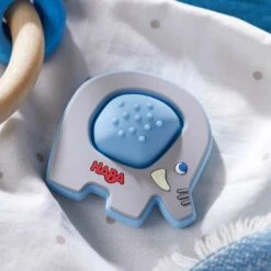 Haba Greifling Beissring Plopp Elefant 305834 -Djeco Geschaft haba greifling beissring plopp elefant 305834 3