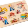 Haba Greifpuzzle Baustellen-Welt -Djeco Geschaft haba greifpuzzle baustellen welt