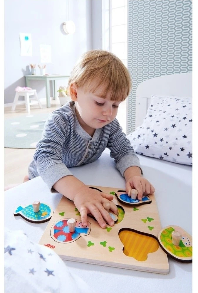 HABA Greifpuzzle Bunte Tiere 4 HABA Greifpuzzle Bunte Tiere – Bild 2