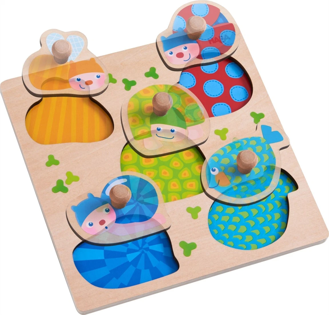 HABA Greifpuzzle Bunte Tiere 5 HABA Greifpuzzle Bunte Tiere – Bild 3