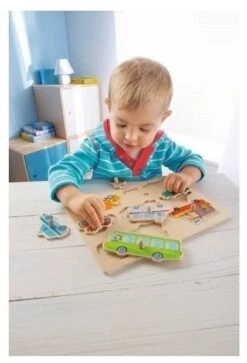 Haba Greifpuzzle Fahrzeug-Welt -Djeco Geschaft haba greifpuzzle fahrzeug welt 3