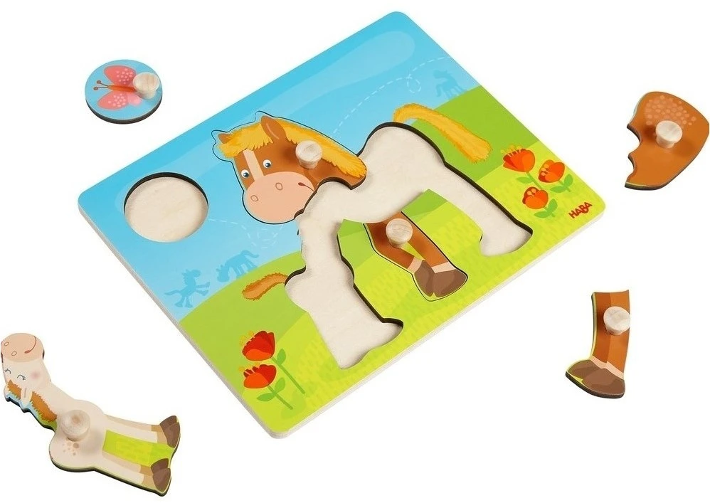 Haba Greifpuzzle Pferdefamilie 5 Haba Greifpuzzle Pferdefamilie – Bild 3