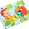 Haba Greifpuzzle Raupe Mina -Djeco Geschaft haba greifpuzzle raupe mina