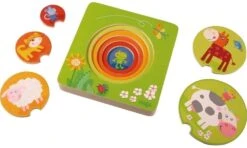 Haba Holzpuzzle Bauernhof-Freunde -Djeco Geschaft haba holzpuzzle bauernhof freunde 3