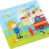 Haba Holzrahmen-Puzzle Feuerwehr -Djeco Geschaft haba holzrahmen puzzle feuerwehr