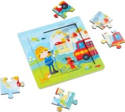 Haba Holzrahmen-Puzzle Feuerwehr 7 Haba Holzrahmen-Puzzle Feuerwehr -Djeco Geschaft haba holzrahmen puzzle feuerwehr 3