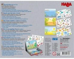 HABA Magnetische Spielschachtel Welt Der Tiere -Djeco Geschaft haba magnetische spielschachtel welt der tiere 3