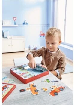 Haba Magnetspiel-Box Flotte Flitzer -Djeco Geschaft haba magnetspiel box flotte flitzer 3