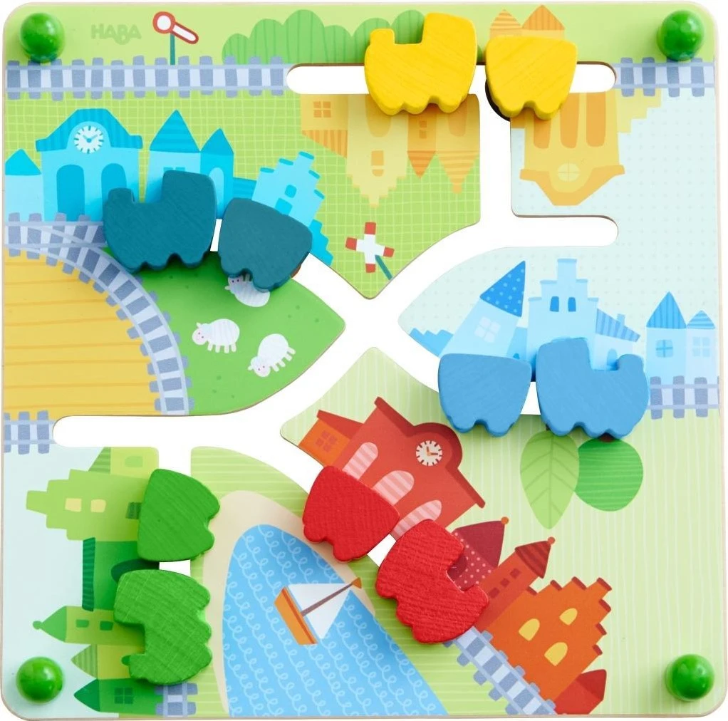 Haba Motorikbrett Zug 3 Haba Motorikbrett Zug