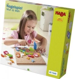 Haba Nagelspiel Muh & Mäh -Djeco Geschaft haba nagelspiel muh maeh 3
