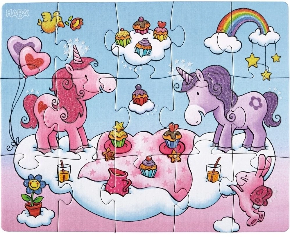 Haba Puzzles Einhorn Glitzerglück 3 Haba Puzzles Einhorn Glitzerglück