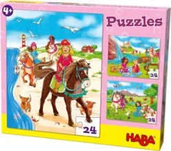 Djeco Geschaft 21 Haba Puzzles Pferdefreundinnen