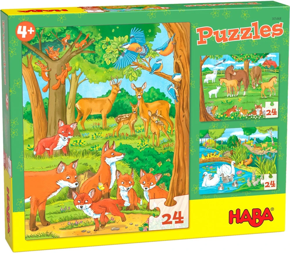 HABA Puzzles Tierfamilien 3 HABA Puzzles Tierfamilien