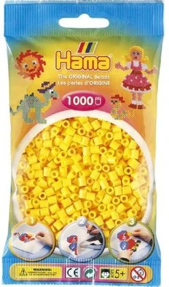 Hama 207-03 Beutel 1000 Perlen Gelb