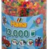 Hama 211-51 Tub 13000 Beads Mix 51 -Djeco Geschaft hama 211 51 tub 13000 beads mix 51
