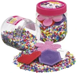Hama Perlen 2051 Bügelperlen Dose Mit Ca. 4.000 Bunten Midi Bastelperlen Mit Durchmesser 5 Mm Im Farben Mix Und 3 Stiftplatten, Kreativer Bastelspaß Für Groß Und Klein -Djeco Geschaft hama perlen 2051 buegelperlen dose mit ca 4000 bunten midi bastelperlen mit durchmesser 5 mm im farben mix und 3 stiftplatten kreativer bastelspass fuer gross und klein