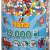 Hama Perlen 211-00 Bügelperlen XXL Dose Mit Ca. 13.000 Bunten Midi Bastelperlen Mit Durchmesser 5 Mm Im 10 Farben Mix, Kreativer Bastelspaß Für Groß Und Klein 1 Hama Perlen 211-00 Bügelperlen XXL Dose Mit Ca. 13.000 Bunten Midi Bastelperlen Mit Durchmesser 5 Mm Im 10 Farben Mix, Kreativer Bastelspaß Für Groß Und Klein -Djeco Geschaft hama perlen 211 00 buegelperlen xxl dose mit ca 13000 bunten midi bastelperlen mit durchmesser 5 mm im 10 farben mix kreativer bastelspass fuer gross und klein