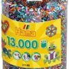 Hama Perlen 211-90 Bügelperlen XXL Dose Mit Ca. 13.000 Bunte Midi Bastelperlen Mit Durchmesser 5 Mm Im Gestreiften Mix, Kreativer Bastelspaß Für Groß Und Klein -Djeco Geschaft hama perlen 211 90 buegelperlen xxl dose mit ca 13000 bunte midi bastelperlen mit durchmesser 5 mm im gestreiften mix kreativer bastelspass fuer gross und klein